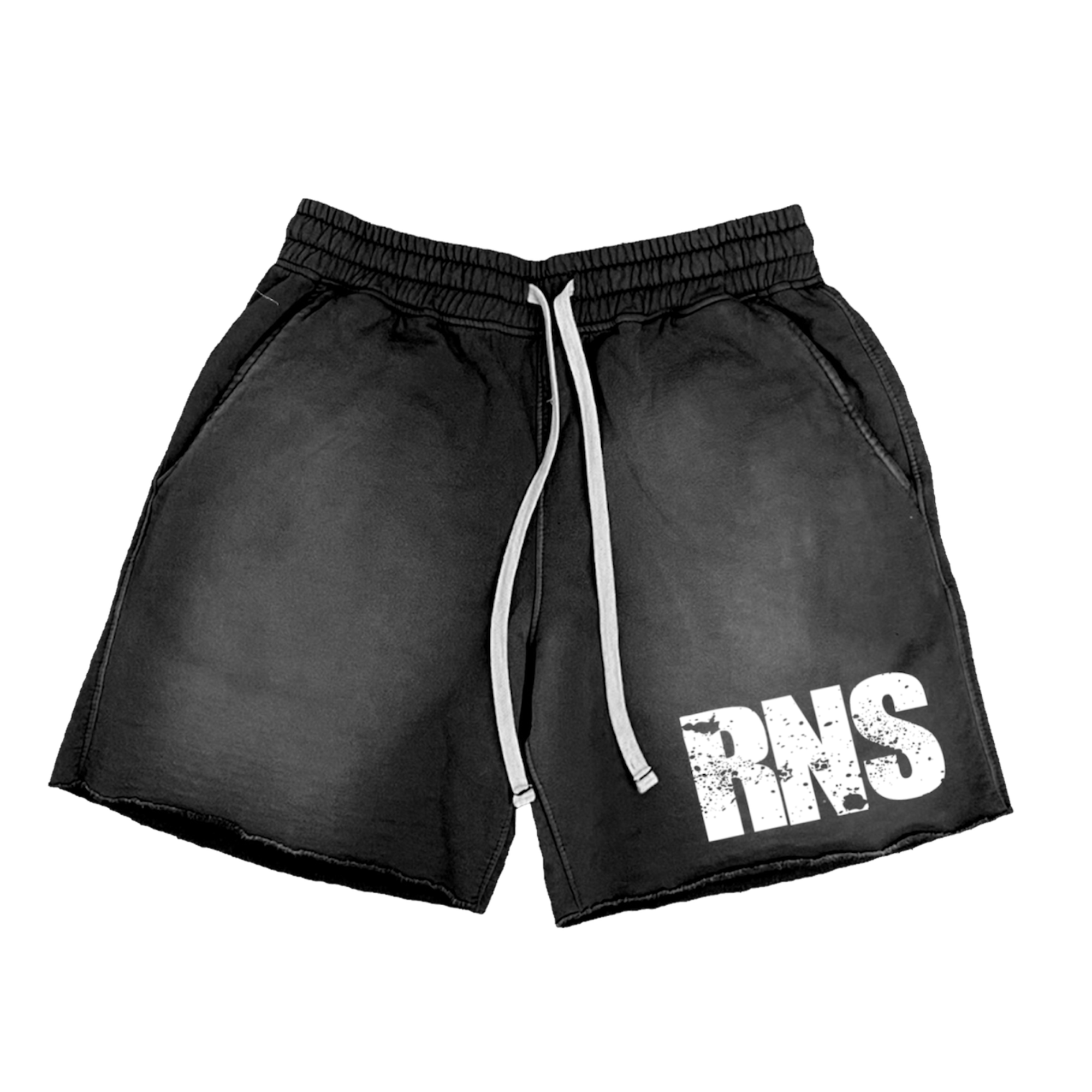 RNS Acid Wash Shorts (Black)